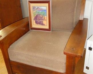 Mission Style Chair, matching sofa