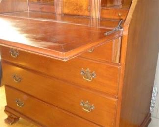 Slant front desk