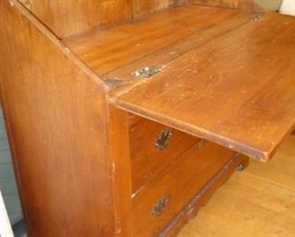 Slant front desk, older primitive style