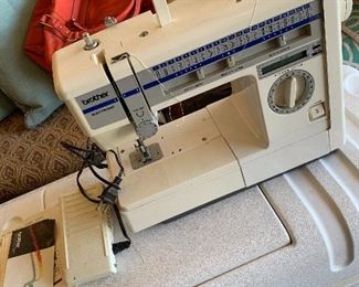 Brother sewing machine with manual