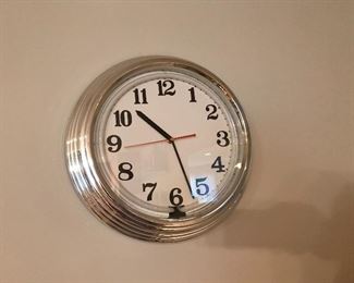 Neon Wall Clock