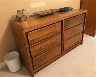 Oak, 6 Drawer Dresser