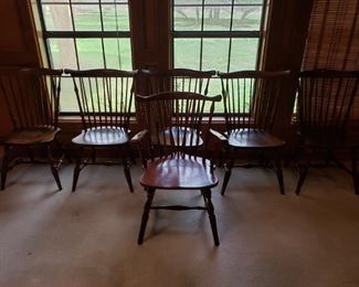 Six Windsor Chairs