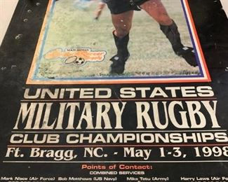 Mounted Poster with Cleat Marks Mike Legg, $30