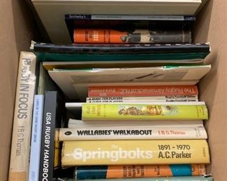 F         Rugby Books, $5 to $25, Tell us what you want from the lettered box, and we can give you a price. CALL 703-560-1919 and give us the letter and title, then we'll give you the price. OR you can email us at mgodek@aol.com. Let us know if you want all of them and make us an offer!