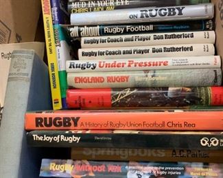 H          Rugby Books, $5 to $25, Tell us what you want from the lettered box, and we can give you a price. CALL 703-560-1919 and give us the letter and title, then we'll give you the price. OR you can email us at mgodek@aol.com. Let us know if you want all of them and make us an offer!