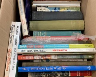 I          Rugby Books, $5 to $25, Tell us what you want from the lettered box, and we can give you a price. CALL 703-560-1919 and give us the letter and title, then we'll give you the price. OR you can email us at mgodek@aol.com. Let us know if you want all of them and make us an offer!