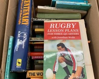 J          Rugby Books, $5 to $25, Tell us what you want from the lettered box, and we can give you a price. CALL 703-560-1919 and give us the letter and title, then we'll give you the price. OR you can email us at mgodek@aol.com. Let us know if you want all of them and make us an offer!