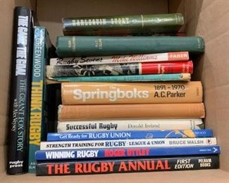 L          Rugby Books, $5 to $25, Tell us what you want from the lettered box, and we can give you a price. CALL 703-560-1919 and give us the letter and title, then we'll give you the price. OR you can email us at mgodek@aol.com. Let us know if you want all of them and make us an offer!