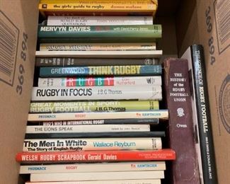 N          Rugby Books, $5 to $25, Tell us what you want from the lettered box, and we can give you a price. CALL 703-560-1919 and give us the letter and title, then we'll give you the price. OR you can email us at mgodek@aol.com. Let us know if you want all of them and make us an offer!