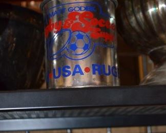 Rugby Tin Cup, $15