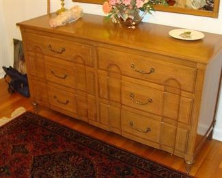 Dresser has matching bed