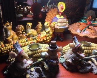 Assorted holiday decor