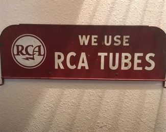 Advertising display sign by RCA