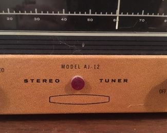 Detail of Heathkit stereo tuner