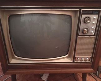 Heathkit color TV console