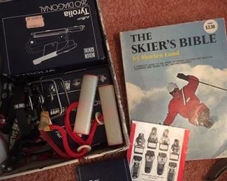 Ski accessories & various publications