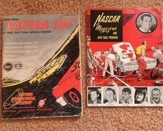  1962 Daytona 500 & Nascar programs