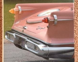 One of several coffee-table hardcovers on cars