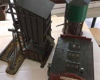 Assembled buildings in HO Scale by Athearn & Tyco