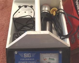 Power box/carry case by SIG & accessories for U-Control Line model airplanes