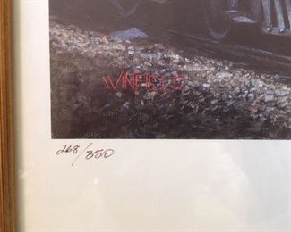Numbered print by artist John Winfield