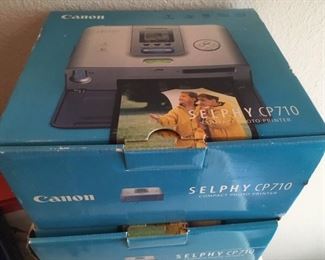 Canon Selphy CP710 photo printer...not just one with box but THREE