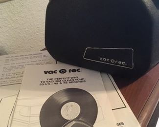 Electric record vacuum by Vac Red with manual