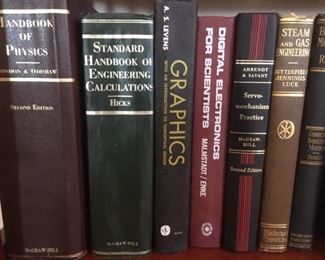 Hardbacks pertaining to electrical engineering & related subjects
