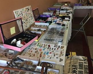 Earrings, bracelets, necklaces, rings