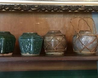 Chinese potter tea jars