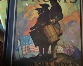 Drums with illustrations by N.C. Wyeth