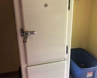 Antique refrigerator ice box ( used for pantry)