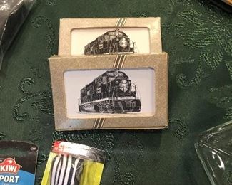 Train co. Cards railroad 