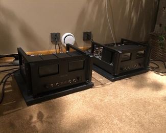 Two amplifiers Baron amps Mesa Boogies