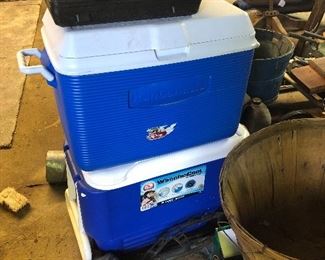 Many coolers 