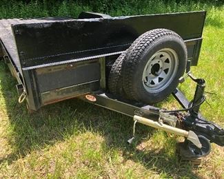 Trailer with spare tires 