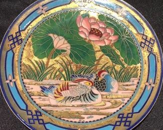 Cloisonné plate