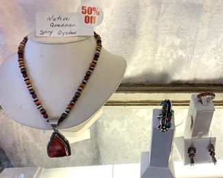 Native American Spiny Oyster Jewelry - 50% Off