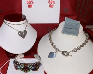 Sterling Silver Tiffany Necklaces - 50% Off
