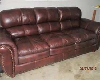 Leather sofa