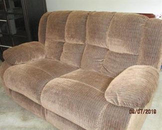 Electric reclining loveseat (it is darker in color than depicted)