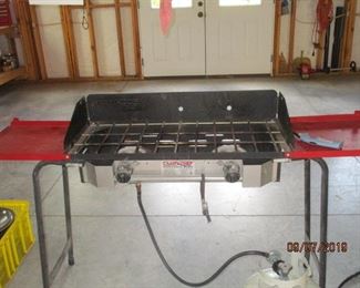 camp Chef propane as outdoor cooking stove