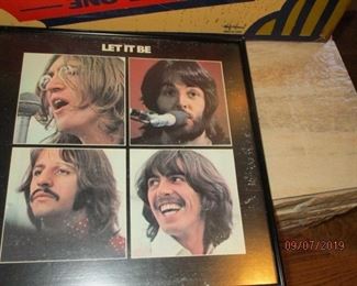 Beatles frame record cover