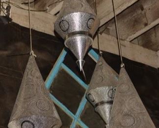 Punched Tin Light Fixtures, India