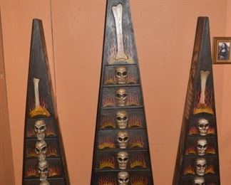 One of a Kind Skull and Cross Bones Dresser Set