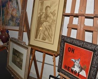 Easels and Art, Easel
