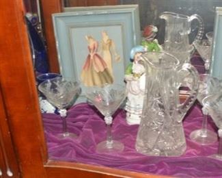 Cut Crystal, Lalique, etc.