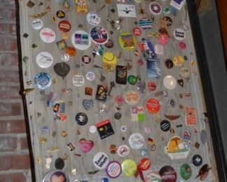 Political Pin Collection