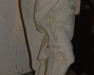 Concrete Angel Sculpture 